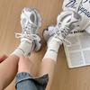 Dad Shoes Girl 2025 New Thick-soled Versatile Height-increasing Mesh Breathable Sneakers Lightweight Soft-soled Ultra-light Casual Shoes