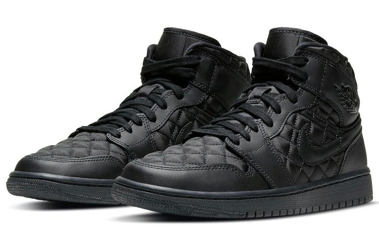 Jordan 1 Mid SE Quilted Black Women's DB6078-001