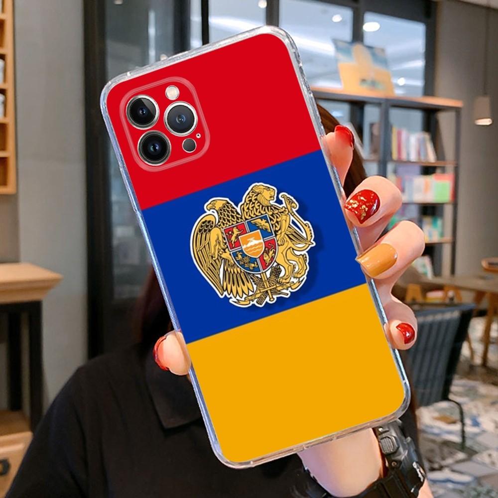 Armenia Armenians Flag Phone Case For iPhone 15 14 11 12 13 Mini Pro XS Max Cover 6 7 8 Plus X XR SE 2020 Funda Shell