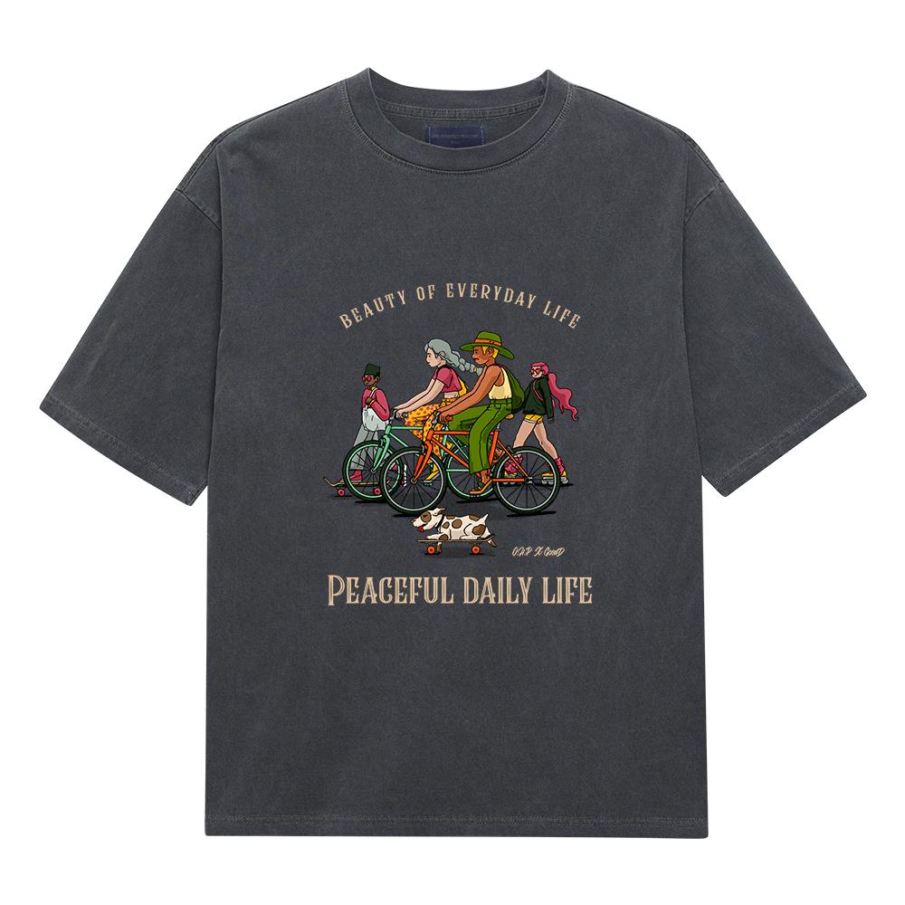 Стопроцентная футболка с коротким рукавом Ohp X Goodd Daylife Pigment Darkgray/2Xl