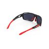 RUDYPROJECT Polarisierte Sportsonnenbrille für Straße und Features ein SINTRYX Carbonrahmen und Polar 3FX HDR Multi Laser Rotes Glas Fahrräder, Radfahren, Marathons,