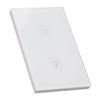 Smart Touch Wall Switch APP Control 2 Way Tempered Glass Panel Light Switch for Home Office