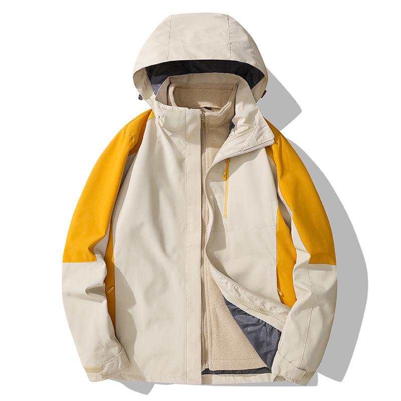 

Men s & Women s Waterproof 3-in-1 Winter Jacket Set with Removable Liner L