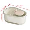 Manual Vegetable Fruits Cleaner Basket Hand Crank Vegetable Drain Basket Salad Spinner  Winter