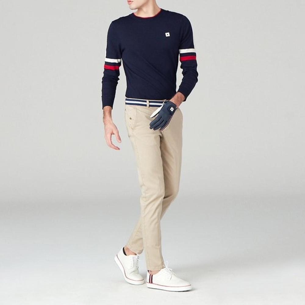 Onoff Men S Three Color Sweater Of2402ga Navy NAVY/48(100)