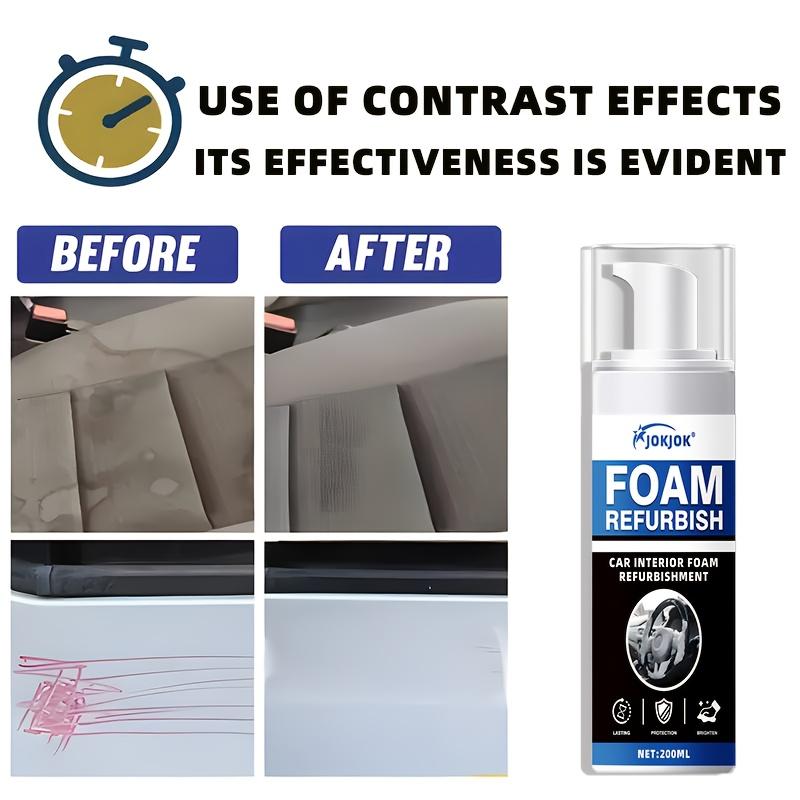 200ML Multi-Purpose Car Foam Repair Agent, Long-Lasting Protection, Easy Application, Essential for Interior & Exterior Cleaning