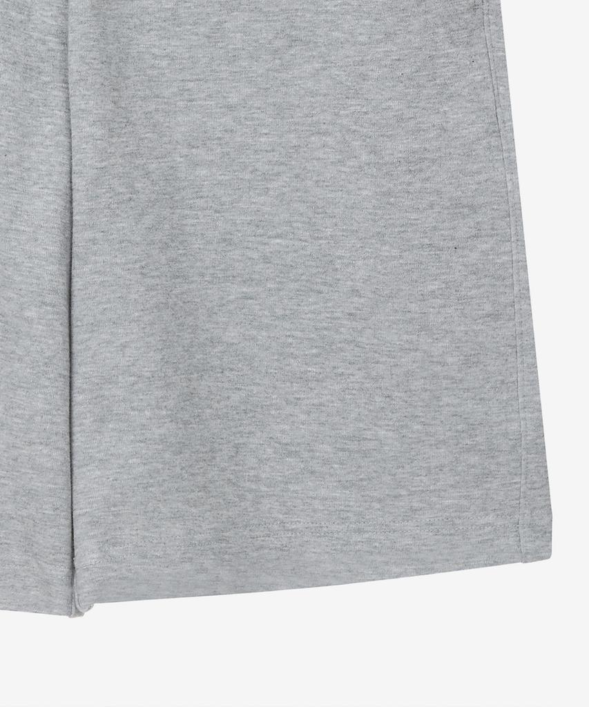 BASIC HOUSE Uni Basic Shorts Melange Grey Lyhp3101