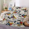 Custom Name Mickey Friends Adventure Blanket for Couch & Bed, Plush Cozy Fuzzy Blanket Super Soft & Warm Blankets for Fall and Winter. 090827