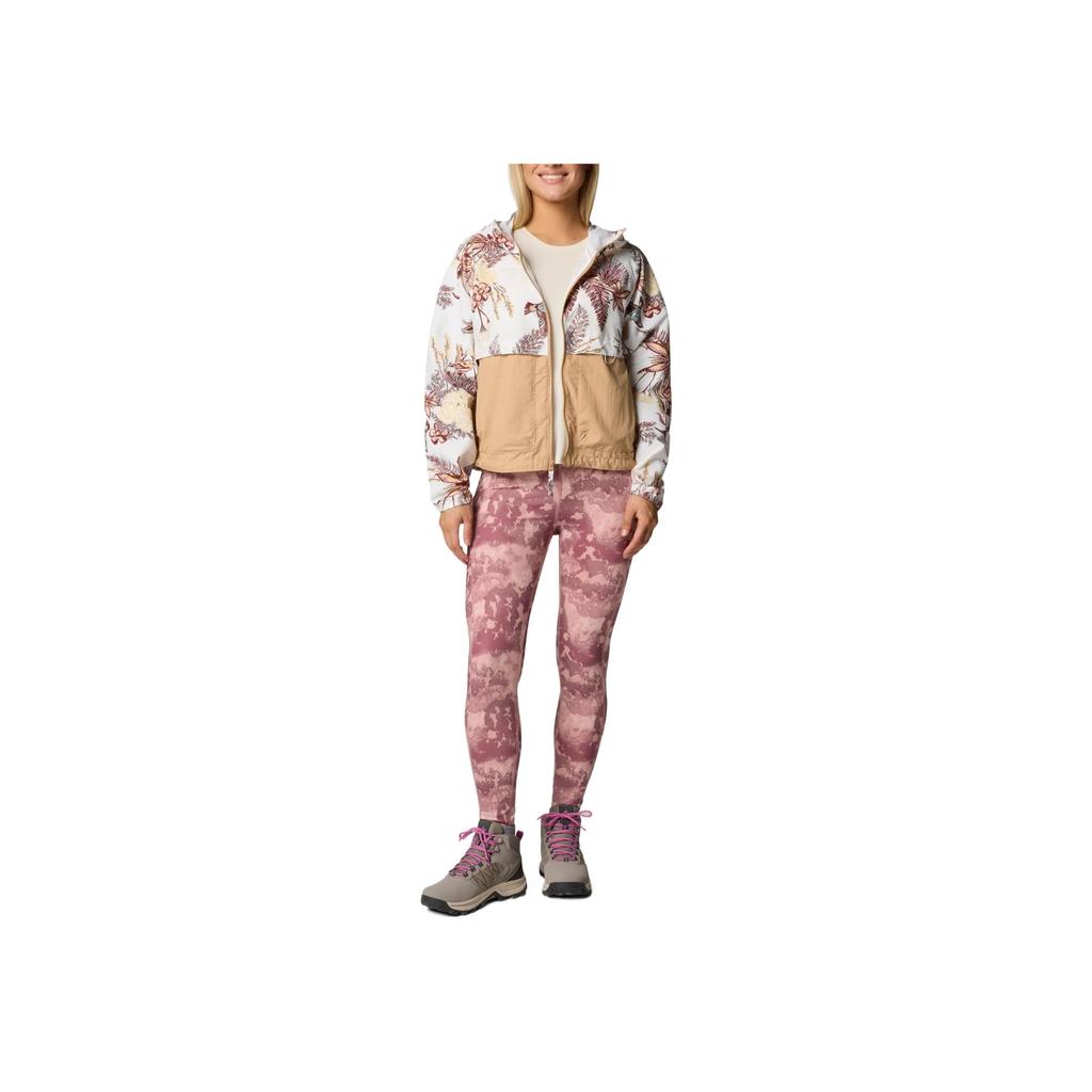 Columbia Spire Valley Windproof Breathable Warm Comfortable Jacket Women jackets White Khaki 2116491-125