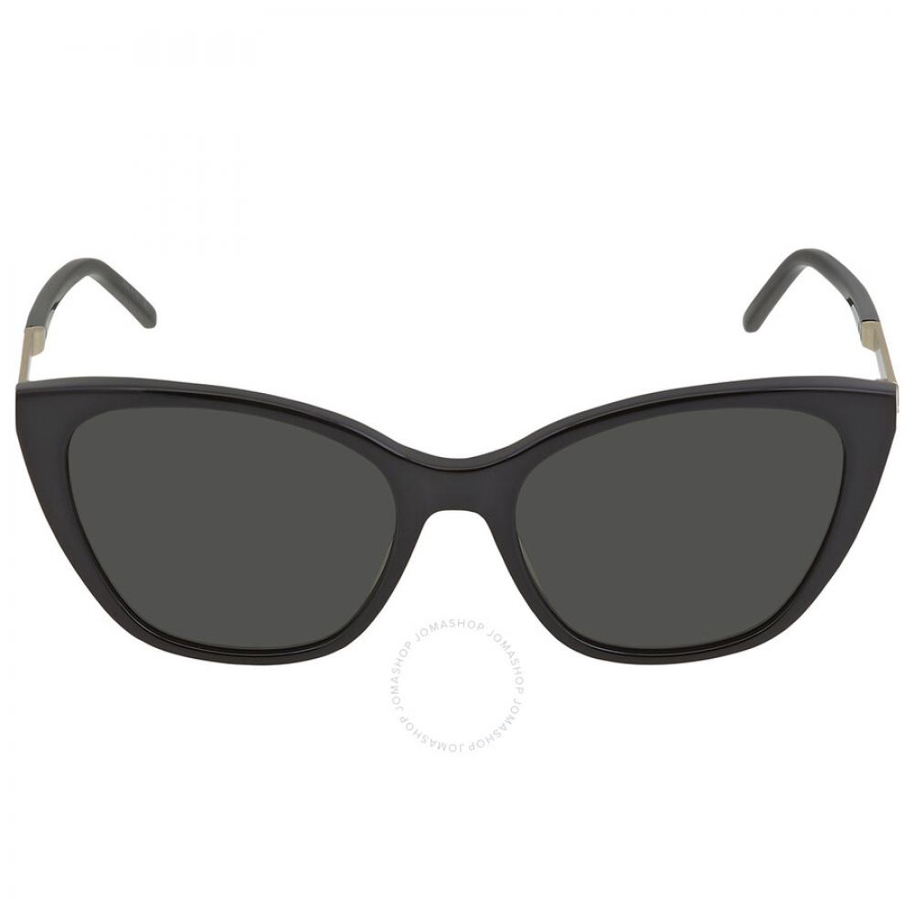 

Saint Laurent Grey Cat Eye Ladies Sunglasses SL M69 004 56