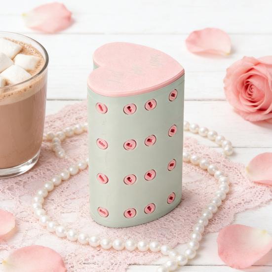 Boîte Cadeau Ennuyeuse avec Vis Boîte Cadeau en Forme de Cœur Imprimée en 3D Conteneur Hilarant pour Carte Cadeau d'Argent Cadeau Gag Prank pour la Saint-Valentin Anniversaires