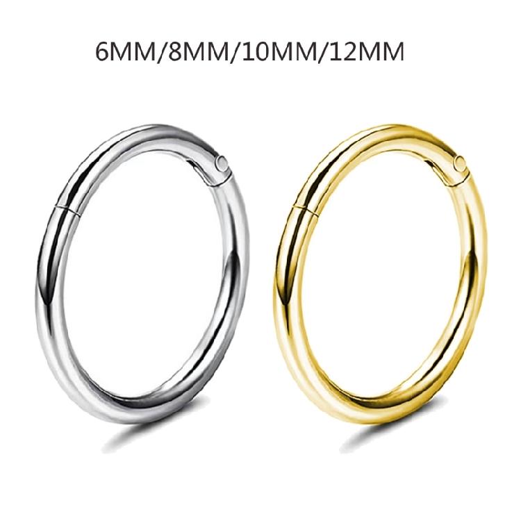 Nose Ring Stainless Steel Body Jewelry Tragus Septum Piercing Cartilage Hoop