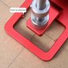Heavy Duty Aluminum Alloy Hole Puncher Space Saving Fit for Office School Woodworking Projects Ergonomic Handle Design