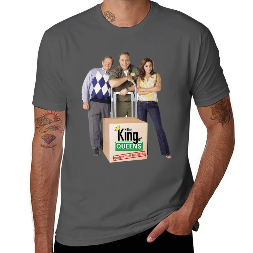 The King of Queens Tshirt Cute Tops Heavyweights Sports Fans Mens T Shirts Casual Stylish