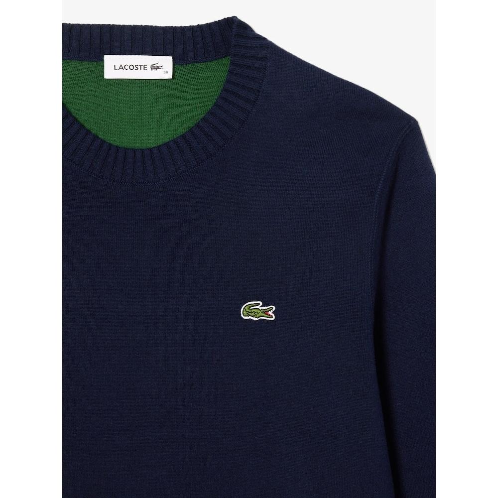 Lacoste Pulover de damă din amestec de bumbac cu gât rotund Af3323 54n 166 q2nAf3323 54n166