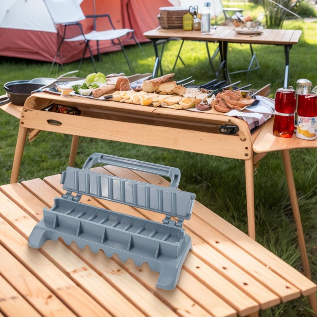 Portable BBQ Tool For Outdoor Folding Kebab Maker Portable Barbecue Tool