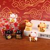 1 Stück Mini Solarbetriebene Chinesische Glückskatze Reichtum Winken Schütteln Hand Glück Willkommen Katze Süße Glückskatze Home Auto Dekor Geschenk