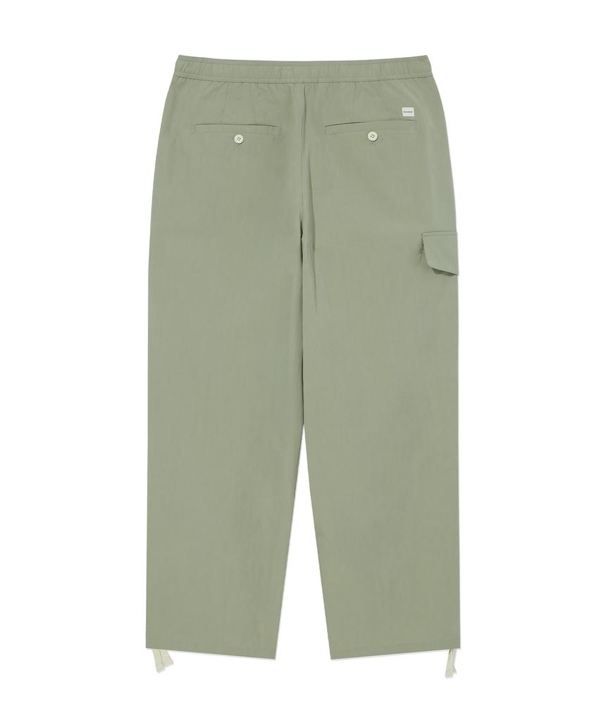 COVERNAT Semi-Wide String Cargo Easy Pants Light Khaki