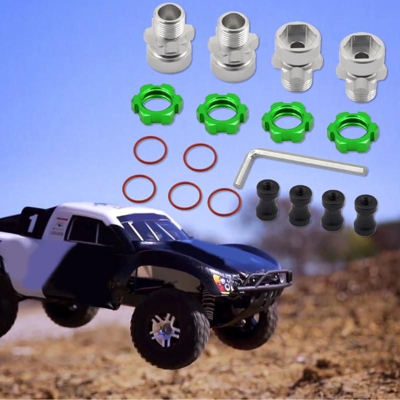Simulated Car Metal Adapter Upgrades for 1/10 Remote Car for Truck Model Car Control Hub Upgrades 17mm Hub