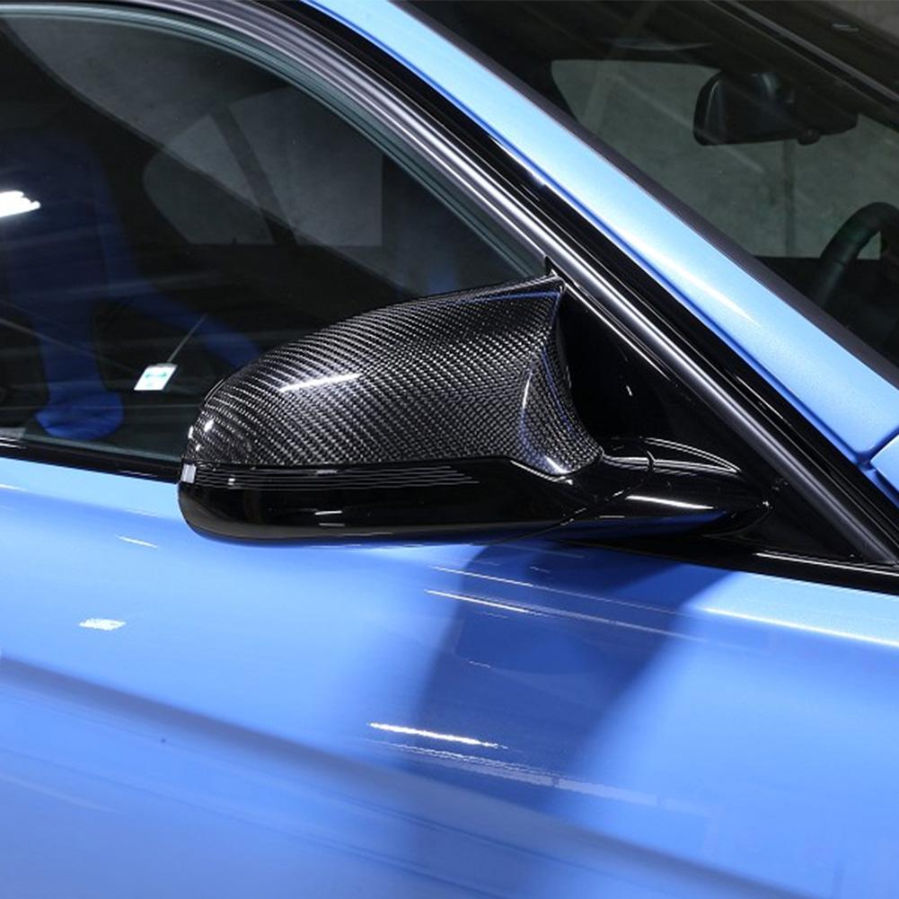 Carbonfaser Seiten-Rückspiegel ADD ON Abdeckungen Passend für M2 M3 M4 F87 F80 F82(LHD )