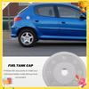 UI-Stainless Steel Fuel Tank Cap Gas Box Cover Car-Styling Accessories For  206 207 CITROEN C2
