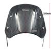 Carbon Fiber Painting Motorcycle Small Windshield Retro Small Windshield Front Windshield Universal for Most