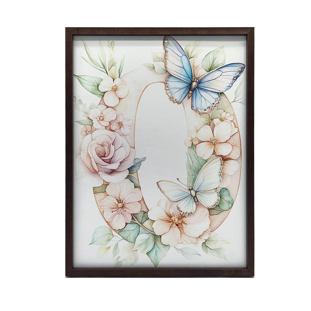 Round Magic - Poster With The Letter "O" Round Magic - Poster With The Letter "O", 70X100 Cm, Without Frame, Premium Canvas On Stretcher