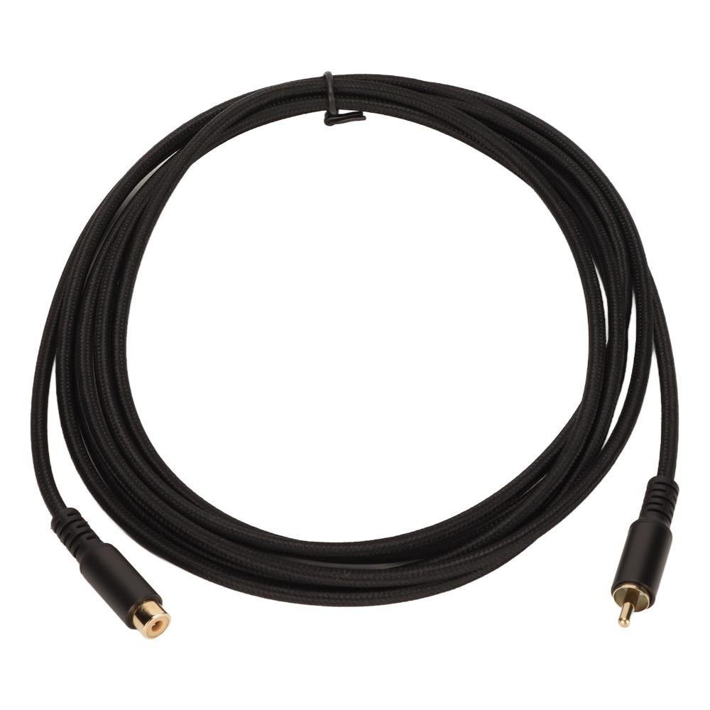 

Digital Analog for RCA Extension Cable Male to Female for RCA Audio Cable Subwoofer 1.8m/5.9ft