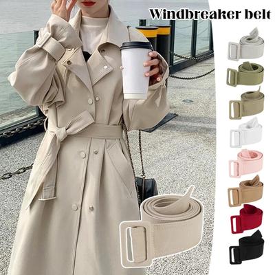 Cotton Overcoat Waist Belt Replacement Jacket Tie Belt Fashion Waistband Belt  Women