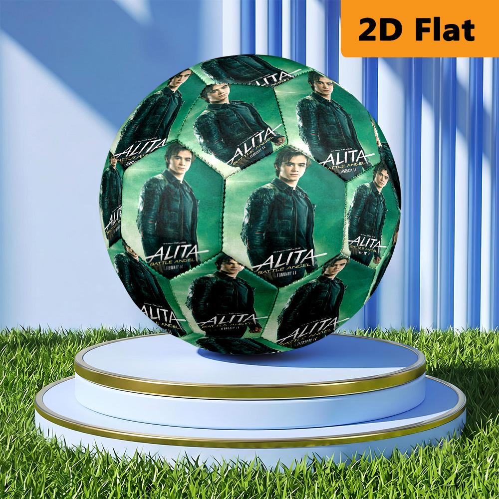 Alita: Battle Angel - Futuristic Warrior Soccer Ball Suitable for Both Training and Competition No. 5 Football Very Elastic