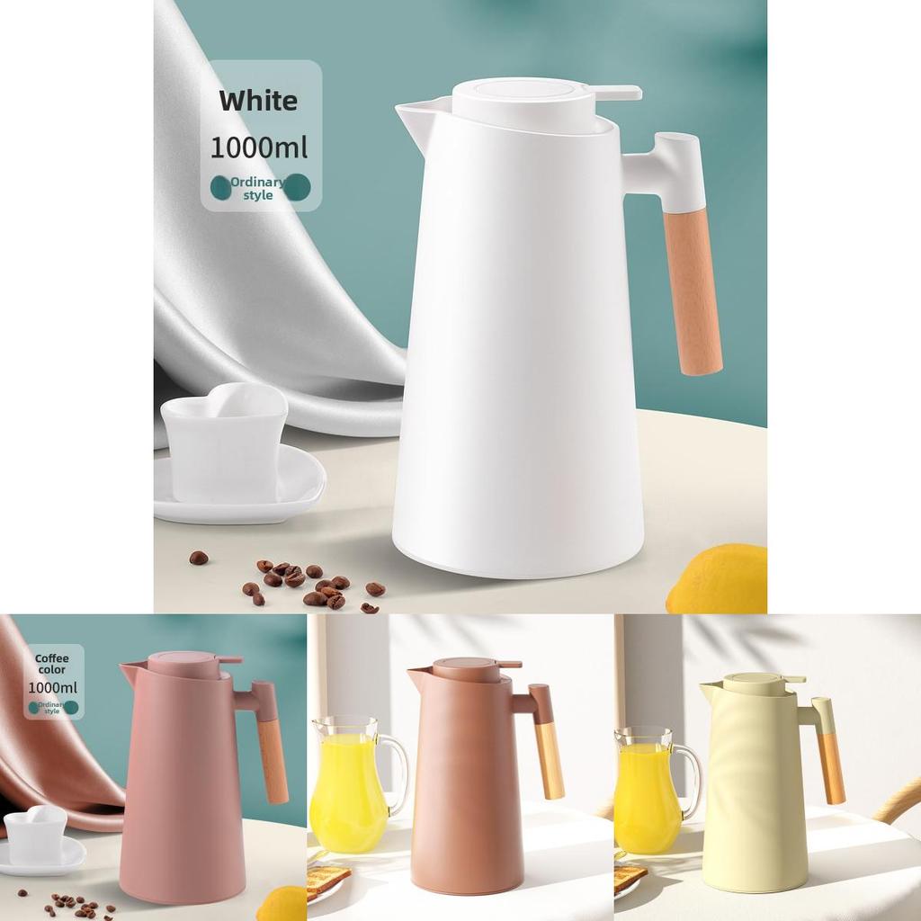 Large Capacity Insulated Water Bottle With Glass Inner For Home Use And Hot Beverage Storage