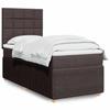 VidaXL Slat Bed Base with Mattress Dark Brown 90x200 Cm 3291942