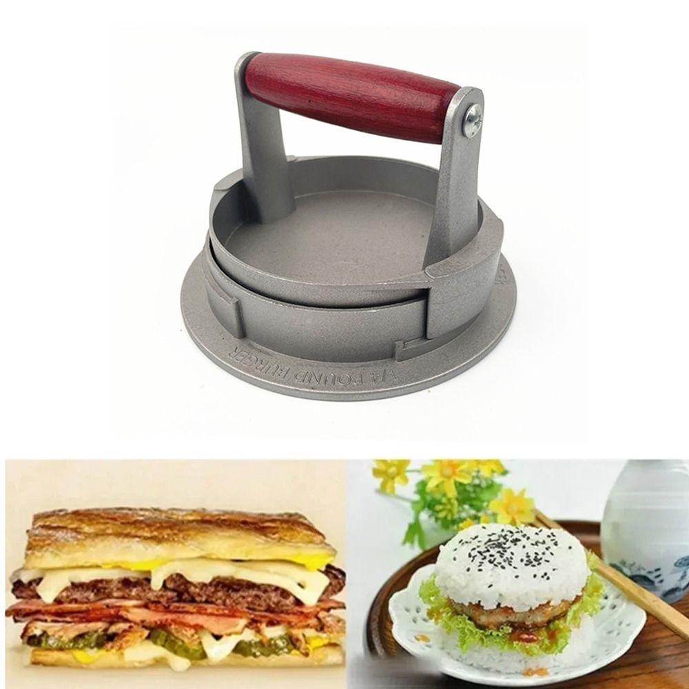 Manual Hamburger Meat Press Non-Stick Hamburger Patty Mold Breakfast Machine