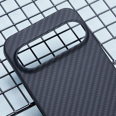 For Google Pixel 9 Pro XL Case 1500D Coarse Texture Aramid Fiber Thin Phone Cover (Big Lens Hole)