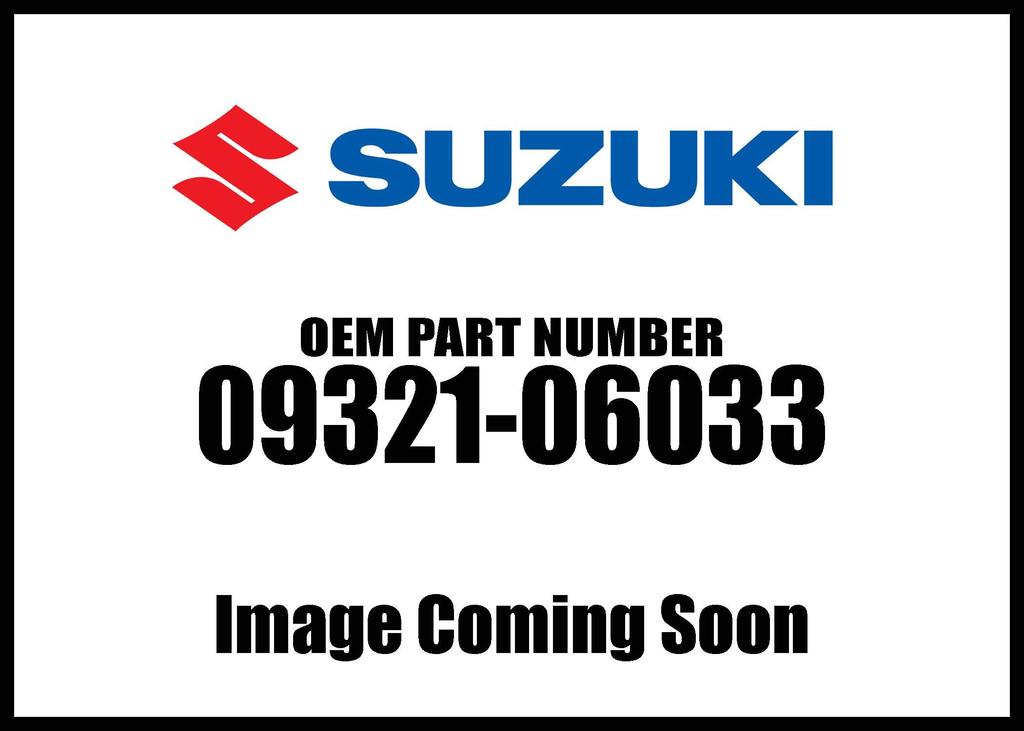 SUZUKI Genuine Parts Cushion Part Number 09321-06033