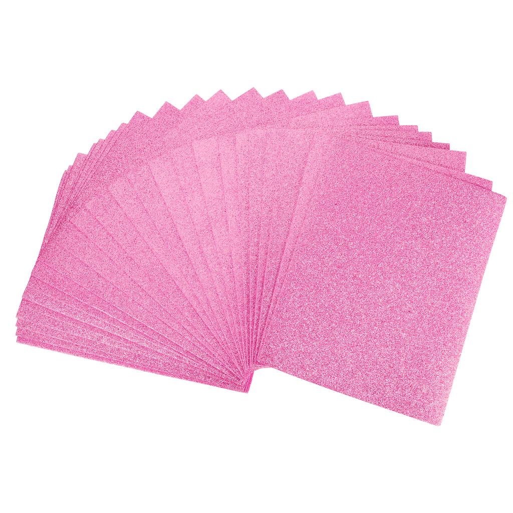 24pcs Glitter EVA Foam Sheets Paper Sheet Sponge Soft Touch Arts Crafts for Crafts DIY Projects 11 x 8 Inch 2mm Thick