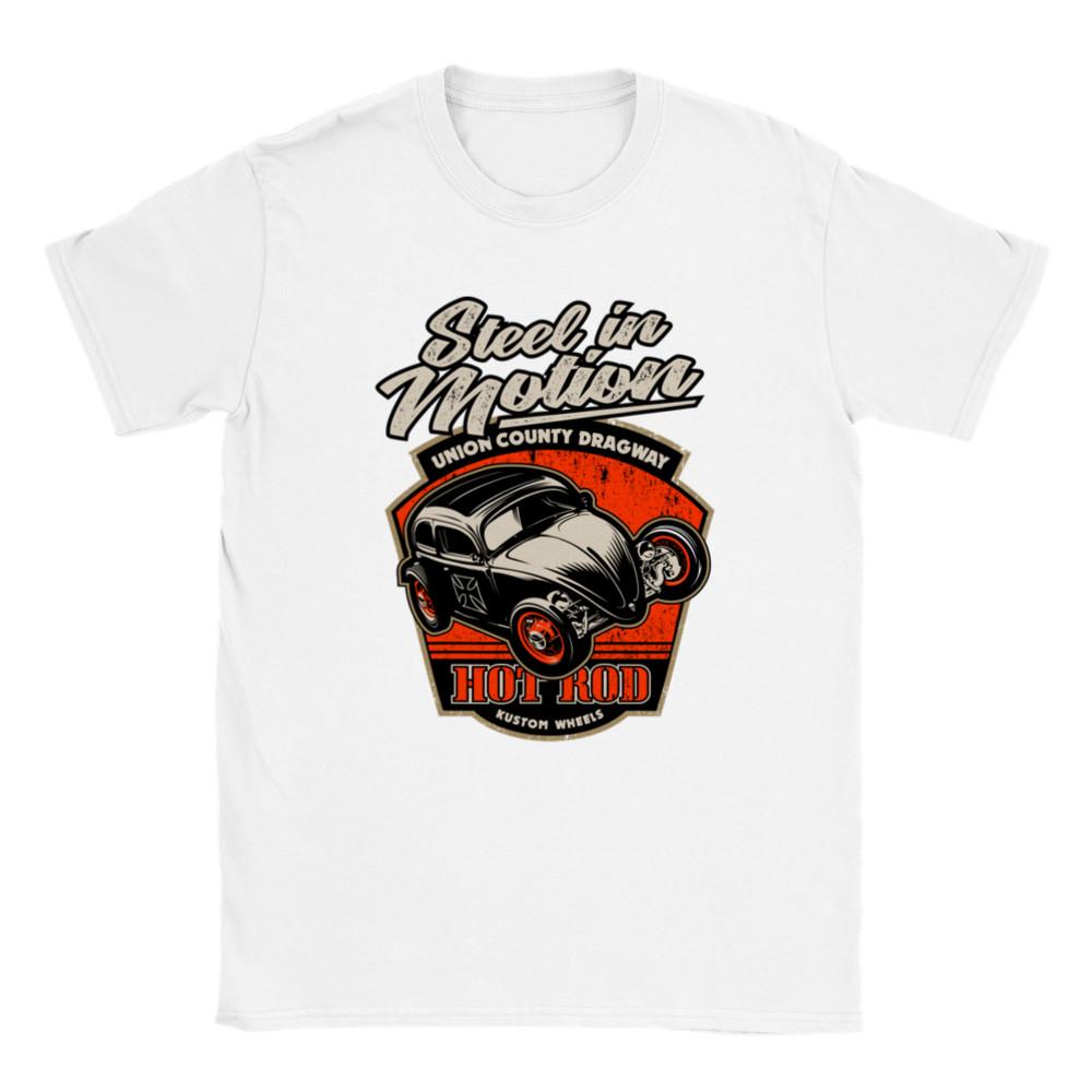 

Steel in Motion - Volks Rod - Unisex Crewneck T-shirt Unisex T-Shirt S