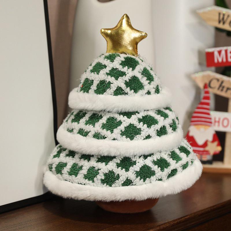Adorable Christmas Tree Plush Hugging Pillow - Festive Ornament for Sofa or Living Room