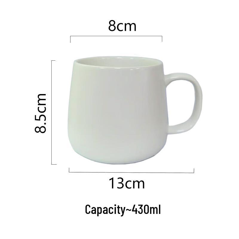 ZISIZ Drum-shaped Ceramic Mug