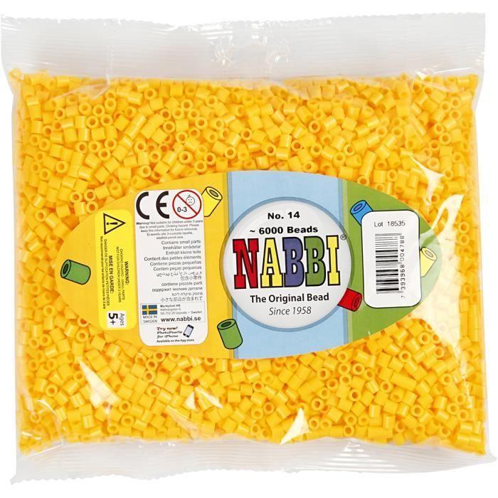 Ironing Beads - Nabbi - Classics - Yellow - For Children - Ref 751141