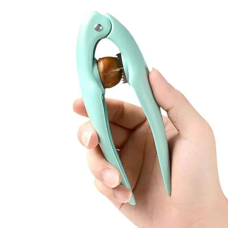 Stainless Steel Multifunctional Chestnut Clip Machine Nutcracker Opener Tool Nuts Walnut Cutter Sheller Chestnut Shelling Cutter
