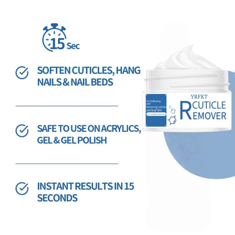 Nail Exfoliating Gel, a Softening Agent for Nourishing and Drying Nails, Nail Care Cream, Mild Exfoliating, Suitable for Use Before Manicure