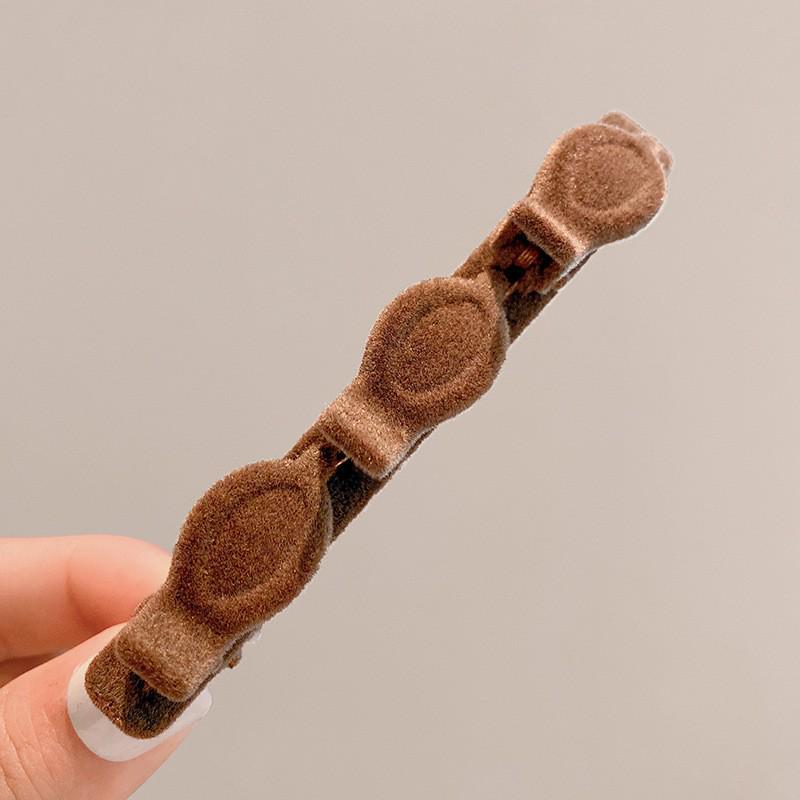 

Стильная плетеная шпилька для волос: Двухслойная челка принцессы на лбу для женщин