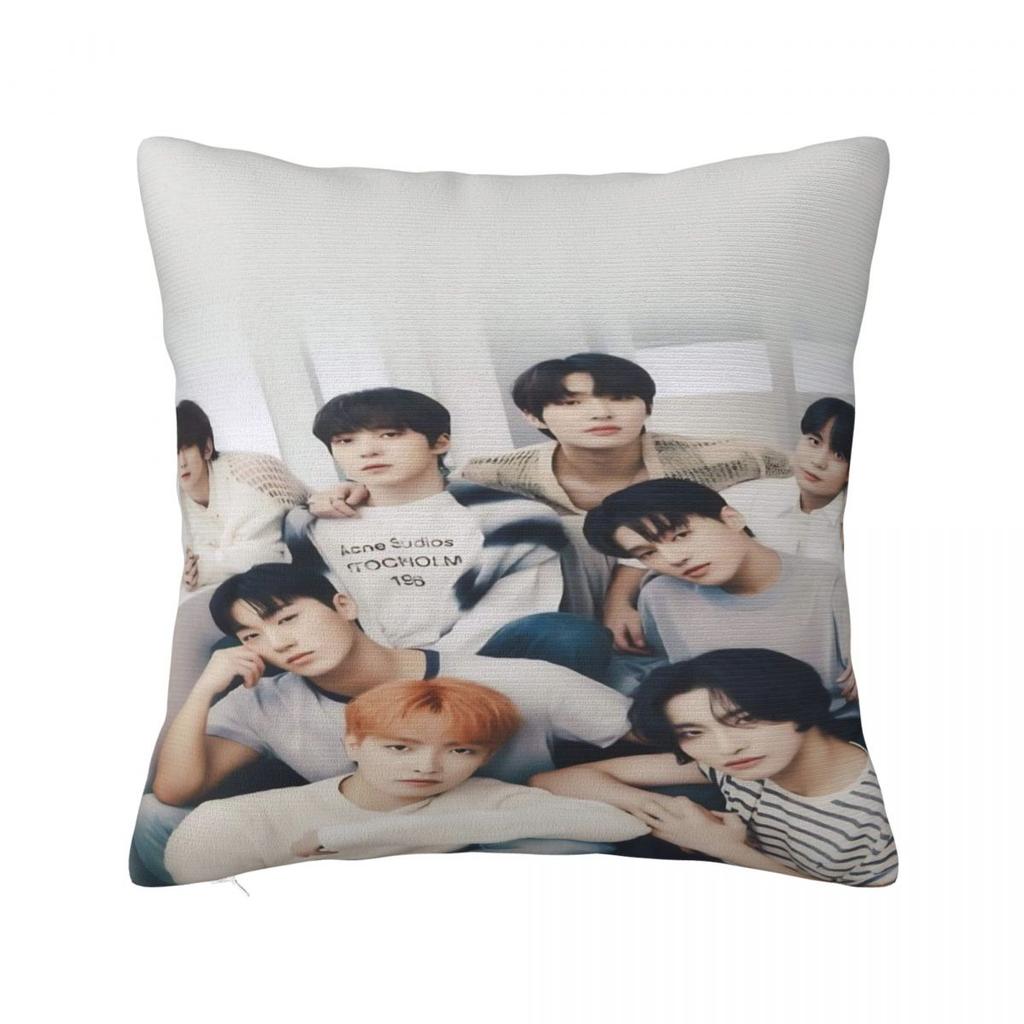 Pillow Case Kpop Style A-Ateezs Soft Pillow Cover Cute Funny Cushion Cover Printed Pillowcases For Sofa Car Home Decor