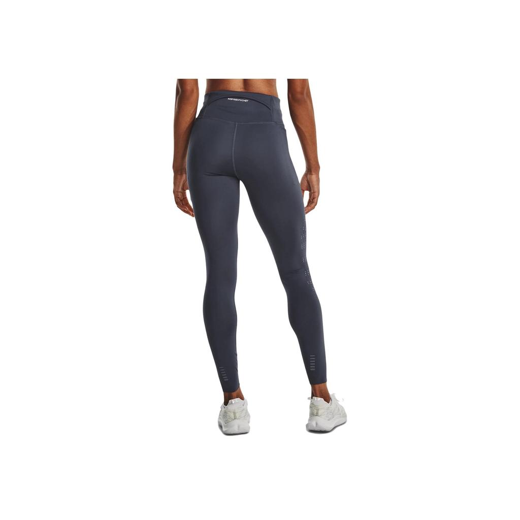 Under Armour SS23 Solid High-Waisted Tight Nine-Point Workout Pants Women bottoms Storm-Gray 1376820-044