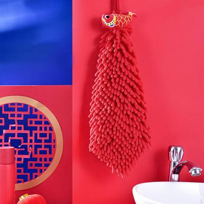 Hanging Hand Towels with Hanging, Absorbent Chenille Bathroom Soft Thick Dish Cloth
