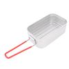 Camping Lunch Box Aluminum Alloy Steam Boil Portable Single Person Meal Box Lunch Container Support for Hiking Fishing
