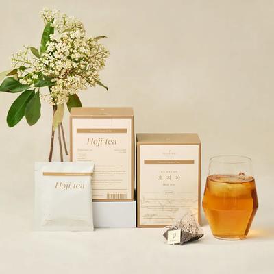 Hojicha Tea Bags - Roasted Domestic Green Tea Tea Bags 10ea (3g×10ea)