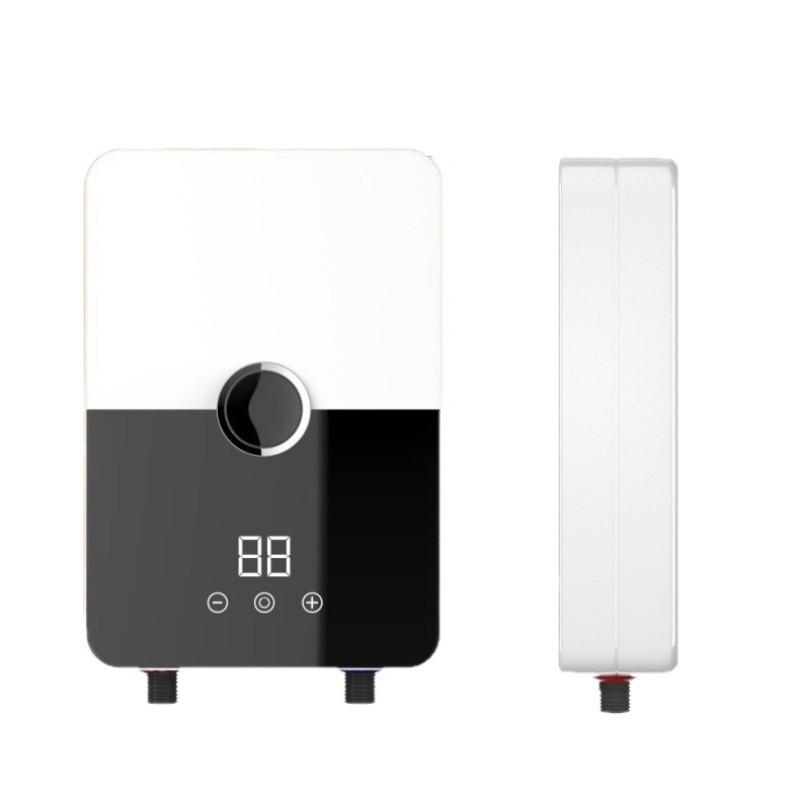 Small Household Bathroom Hot Water Shower Set Small Kitchen Water Heater Digital Display Instant Electric Water Heater