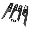 7Pcs Door Handle Bowl Cover Trim for Kia EV6 2025 Up Carbon Fiber Style Compatible ABS Plastic Scratch Resistant
